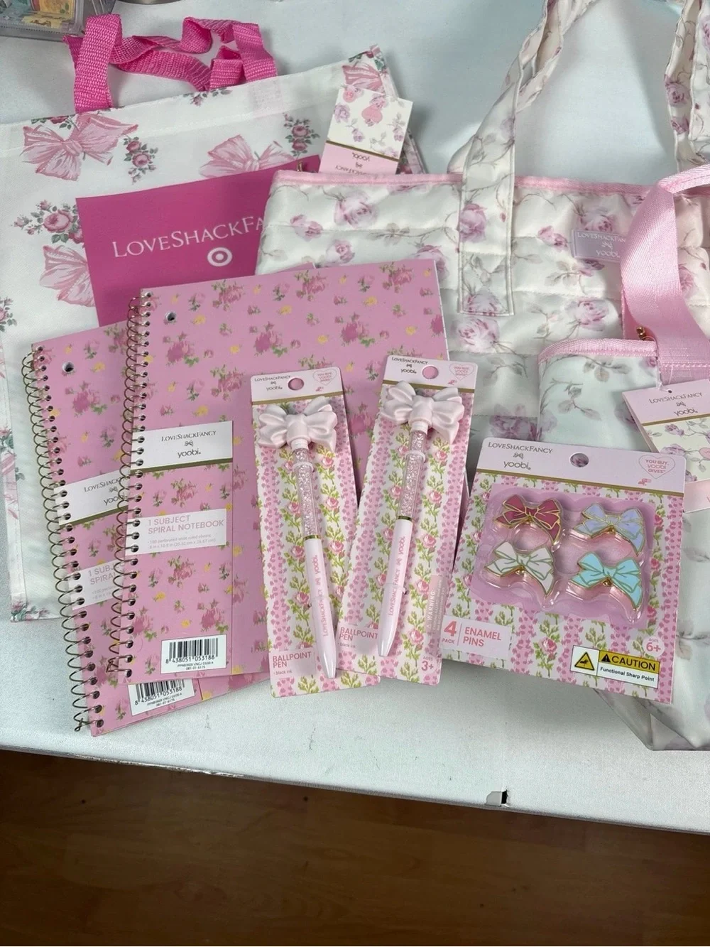 HUGE Loveshackfancy x target yoobi bundle